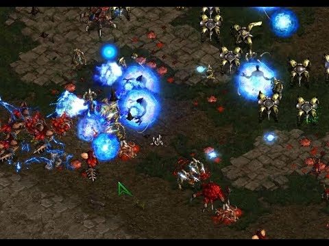 EPIC - Hero (Z) v Shuttle (P) on Eye of the Storm - StarCraft  - Brood War REMASTERED