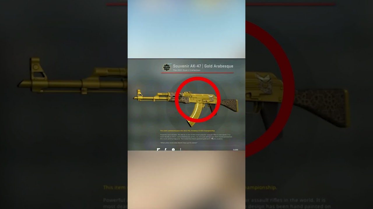 FAKE CSGO SOUVNEIR SKINS