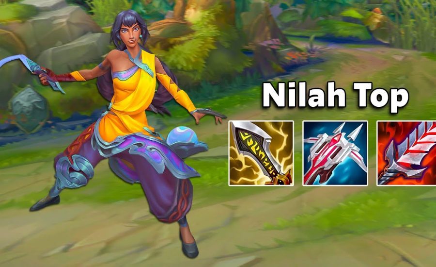 Full Crit Nilah is so broken in top...