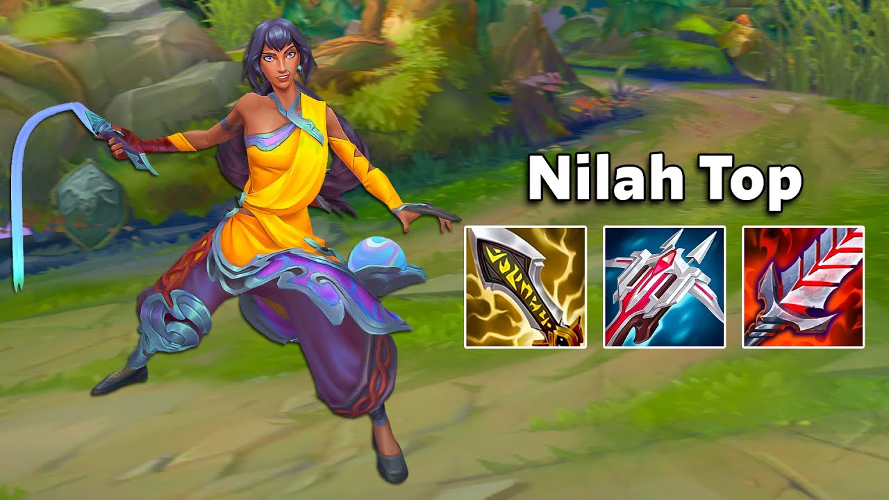 Full Crit Nilah is so broken in top...