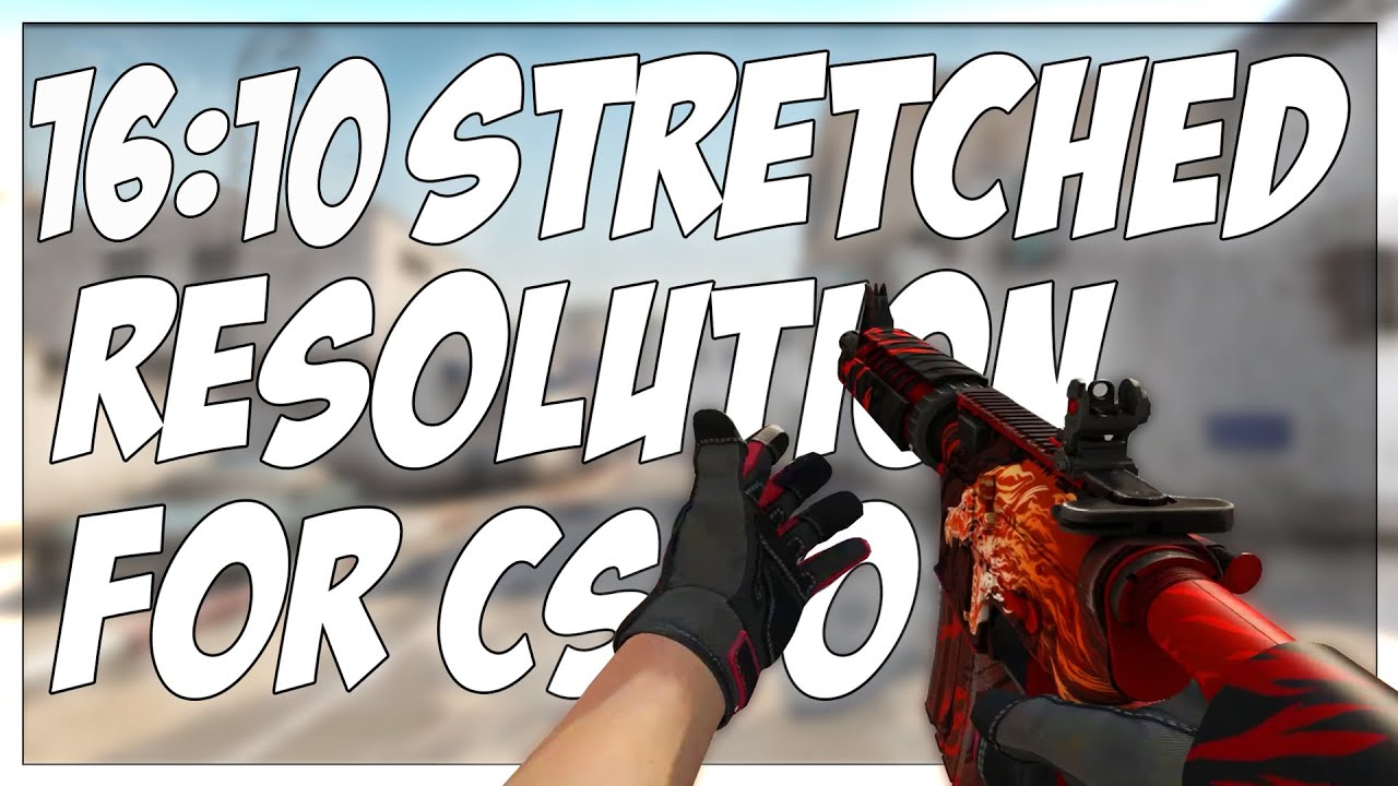 HOW TO PLAY CSGO IN 16:10 STRETCHED RESOLUTION IN 2020!!