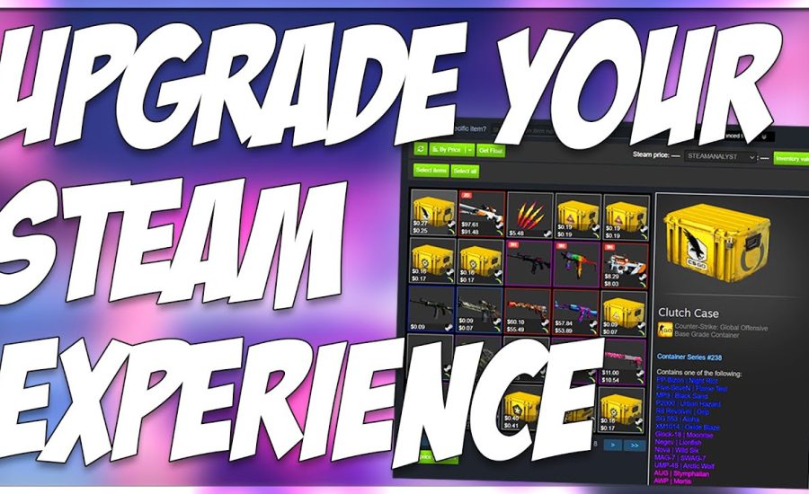 HOW TO UPGRADE YOUR STEAM EXPERIENCE!! (STEAM INVENTORY HELPER)