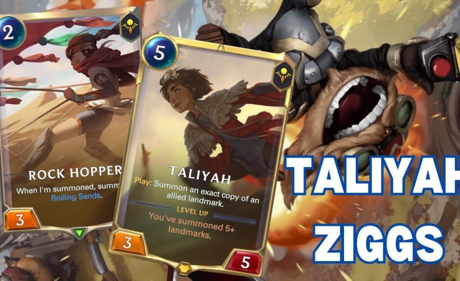 I Missed This Deck!! Taliyah Ziggs Legends of Runeterra Deck Gameplay