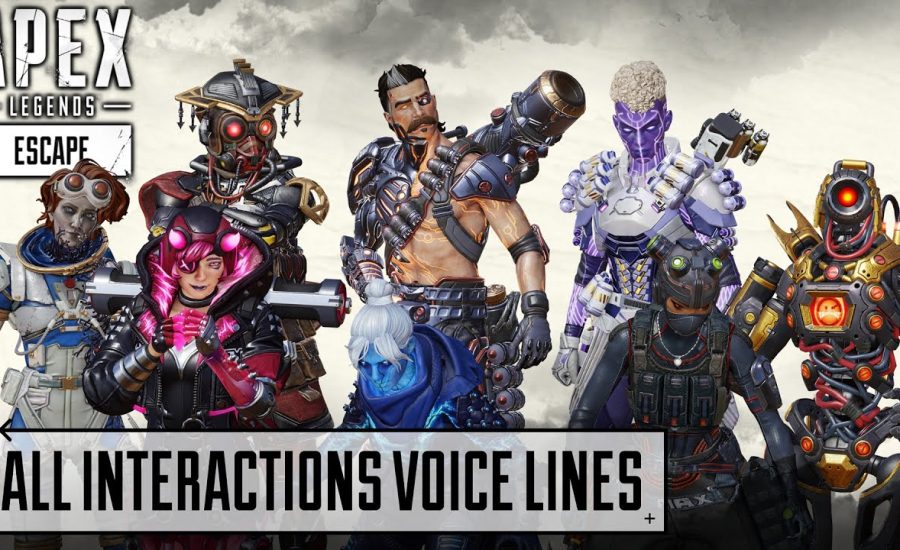 NEW Season 11 All Interaction Voice Lines - Apex Legends
