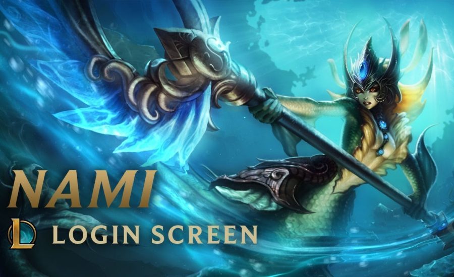 Nami, the Tidecaller | Login Screen - League of Legends