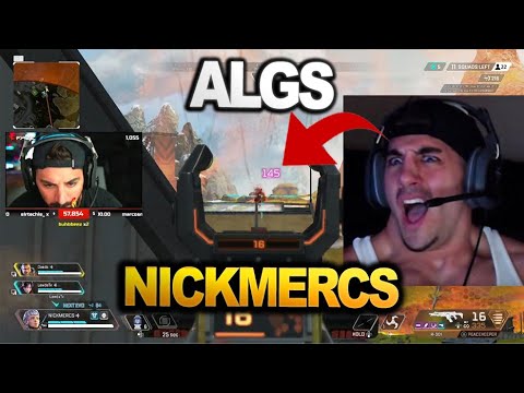 Nickmercs's team dominated ALGS challengers League  with 18 Kills !! ( apex legends )