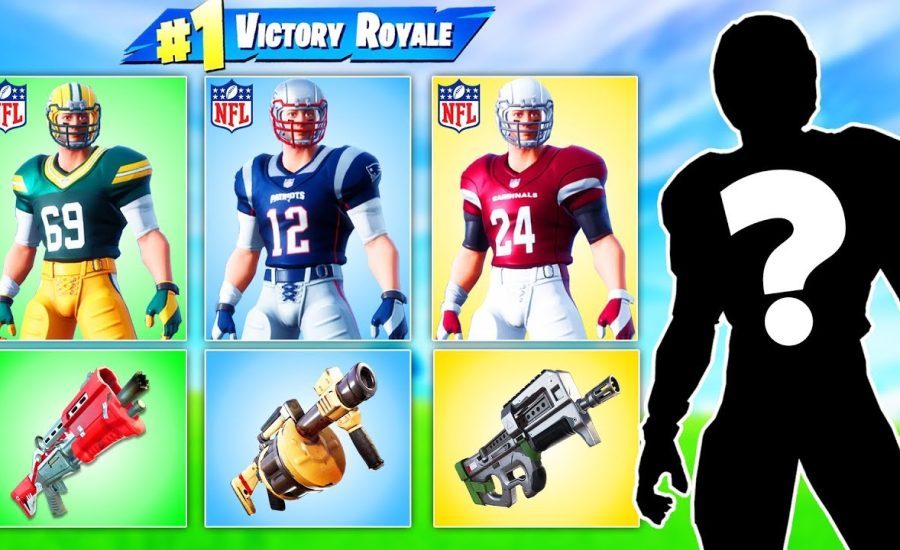 RANDOM *NFL* SKIN Challenge in Fortnite Battle Royale