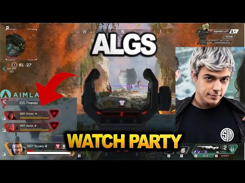 TSM Imperialhal ALGS WATCH PARTY  GAME 3  - HOW THE 100T LIVES IS UNKNOWN.. !! ( apex legends )