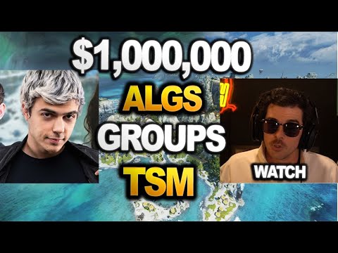 TSM Imperialhal team in $1,000,000 ALGS GROUPS...  DALTOOSH WATCH PARTY  FIRST GAME ( apex legends )