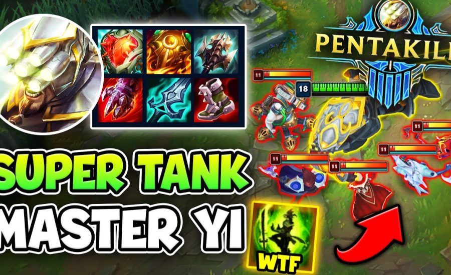 The Story of how Super Tank Master Yi got a 1v5 PENTAKILL!