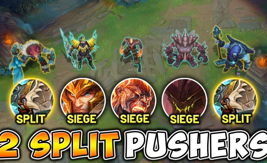 WE CREATED A NEW META IN LEAGUE OF LEGENDS! (2 SPLIT PUSHERS, 2 HULLBREAKERS)