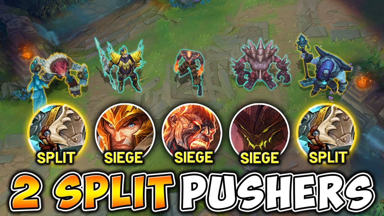 WE CREATED A NEW META IN LEAGUE OF LEGENDS! (2 SPLIT PUSHERS, 2 HULLBREAKERS)