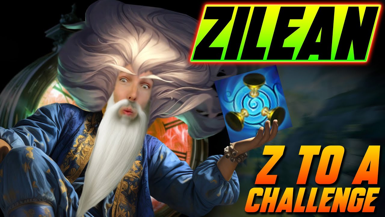 Z to A CHALLENGE: FIRST TIME ZILEAN! - League of Legends - Grubby