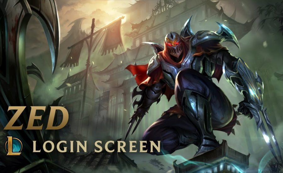 Zed, the Master of Shadows | Login Screen - League of Legends