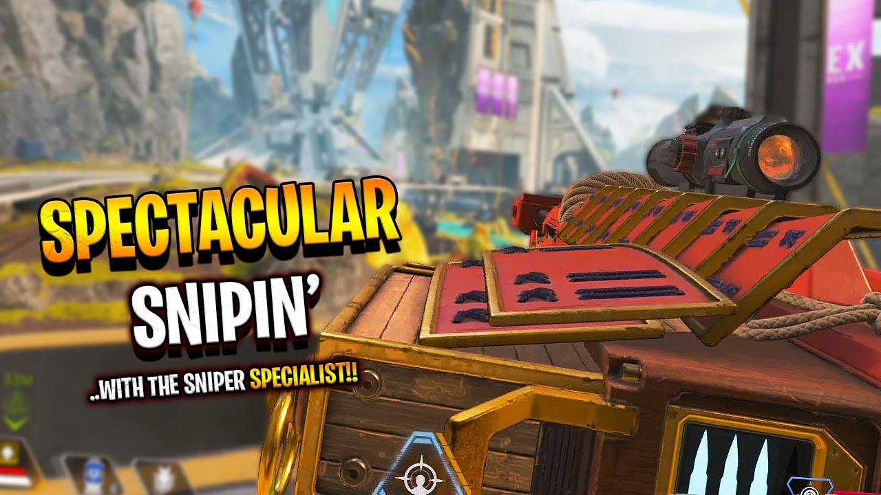 spectacular snipin' with the sniper SPECIALIST!! - Apex Legends