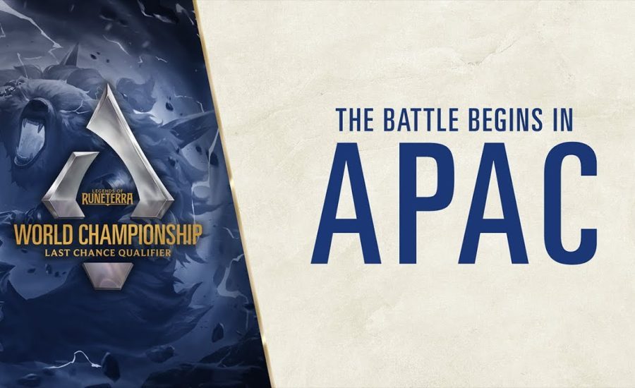APAC | World Championship Last Chance Qualifier