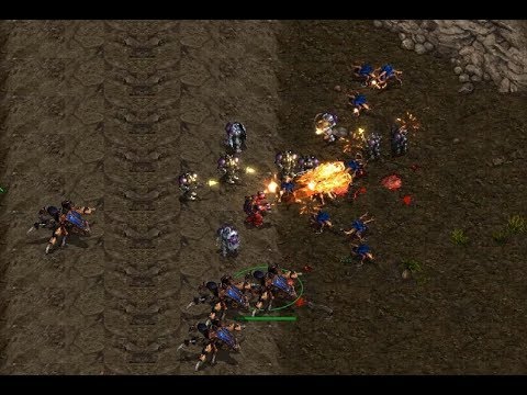 EPIC - Effort (Z) v Last (T) on Sniper Ridge - StarCraft  - Brood War REMASTERED