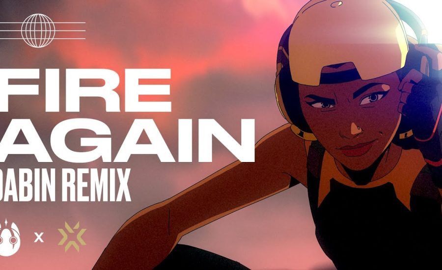 Fire Again Dabin Remix // Official Audio Visualizer // VALORANT Champions 2022