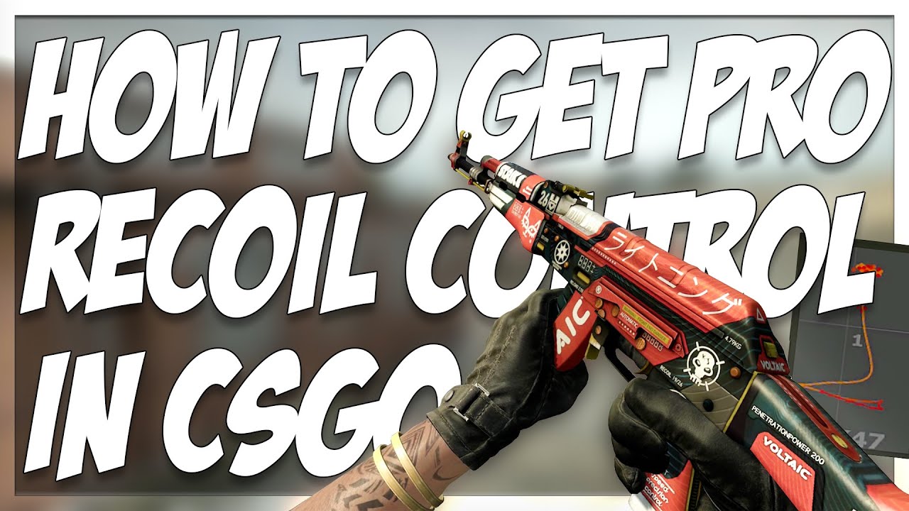 HOW TO PRACTICE AND GET PRO RECOIL CONTROL IN CSGO!!