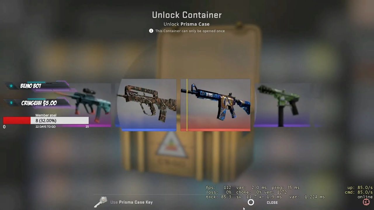 I actually got lucky opening a case...