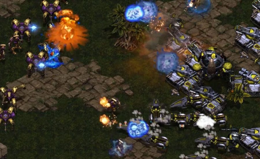 IdrA (T) v Kr (P) on Fighting Spirit - StarCraft - Brood War