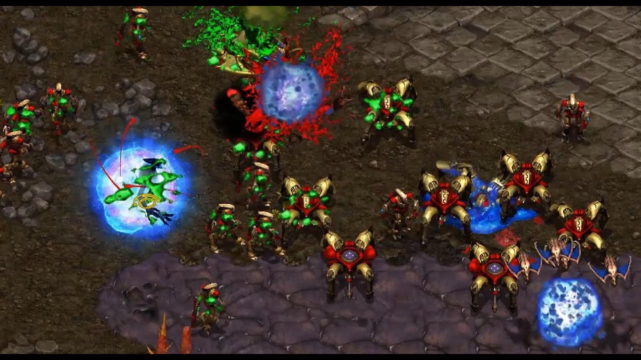 Killer (Z) v JangBi (P) on Fighting Spirit - StarCraft - Brood War REMASTERED