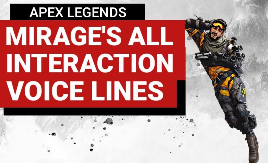 Mirage All Interaction Voice Lines | Apex Legends
