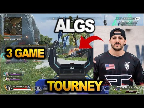 NICKMERCS team Played the ALGS CHALLENGER Tournament and what happened !! 3 GAME !!
