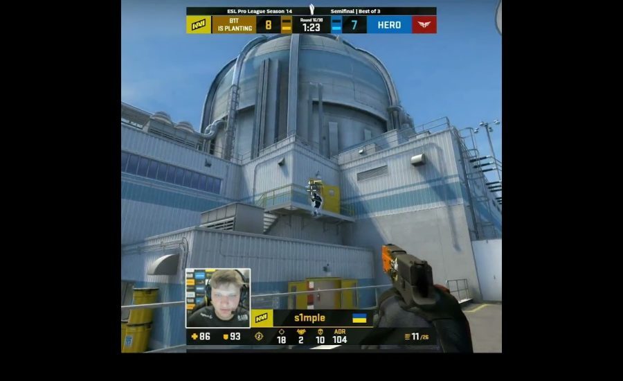 Natus Vicnere vs Heroic | s1mple multikill!