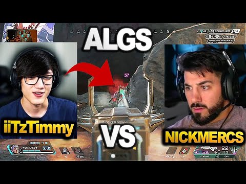 Nickmercs Team VS iiTzTimmy team in ALGS QUALIFIERS | FIRST GAME  - (  apex legends )