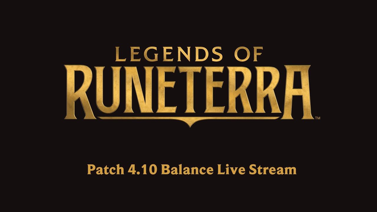 Patch 4.10 Live Balance Stream