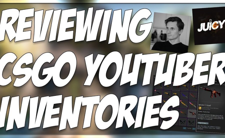 REVIEWING CSGO YOUTUBER INVENTORIES 2021!! (FEAT. ZIPEL AND JUICY)