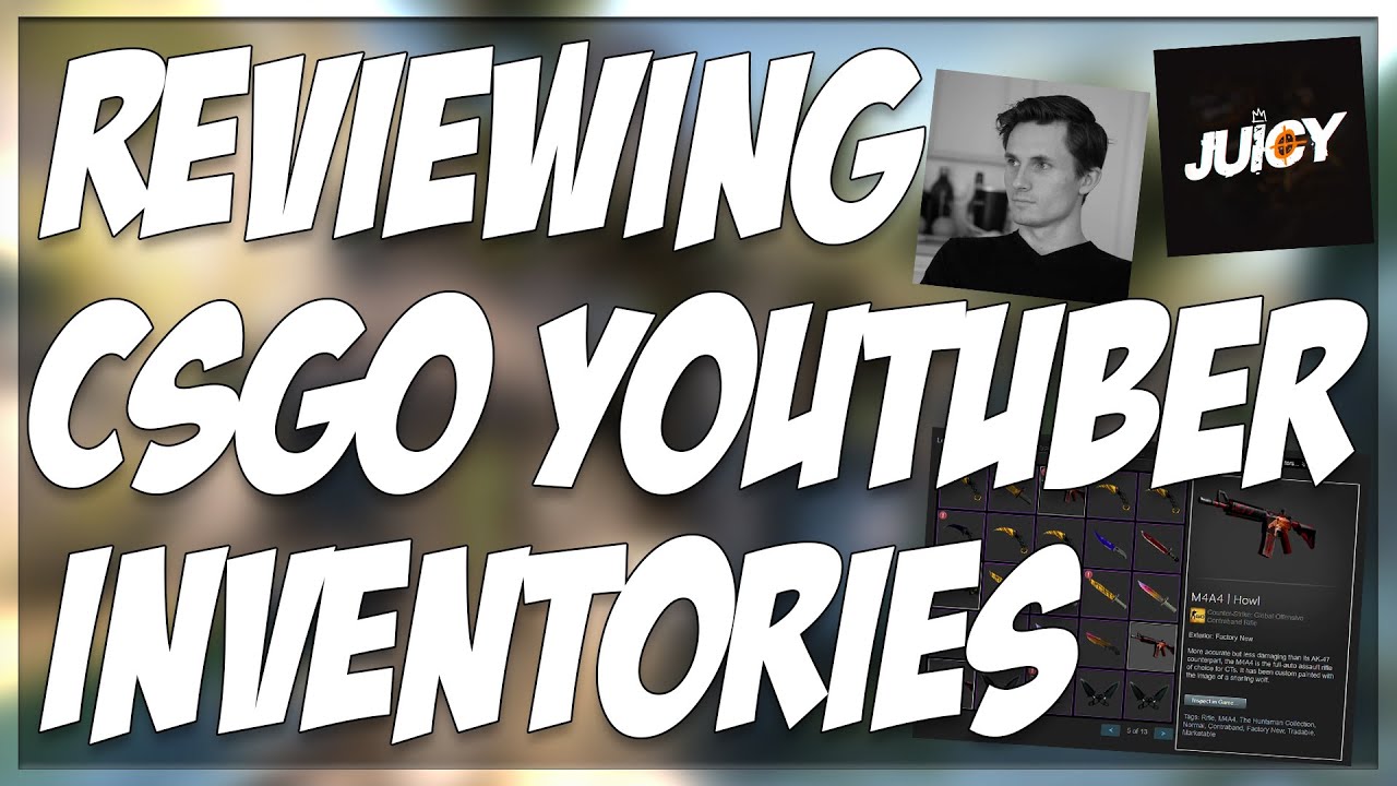 REVIEWING CSGO YOUTUBER INVENTORIES 2021!! (FEAT. ZIPEL AND JUICY)