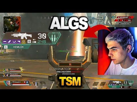 TSM Imperialhal tries using the HEMLOK in $1,000,000 ALGS GROUP STAGES Tournament!! ( apex legends )