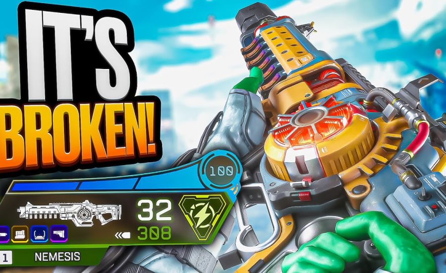 The New Gun NEMISIS is BROKEN! (Apex Legends)