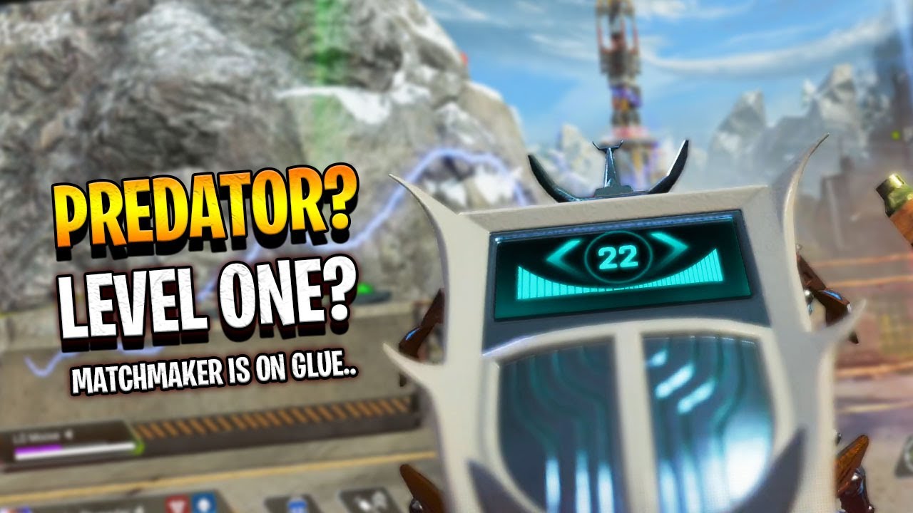 an Apex predator and.. a LEVEL ONE!?! - Apex Legends