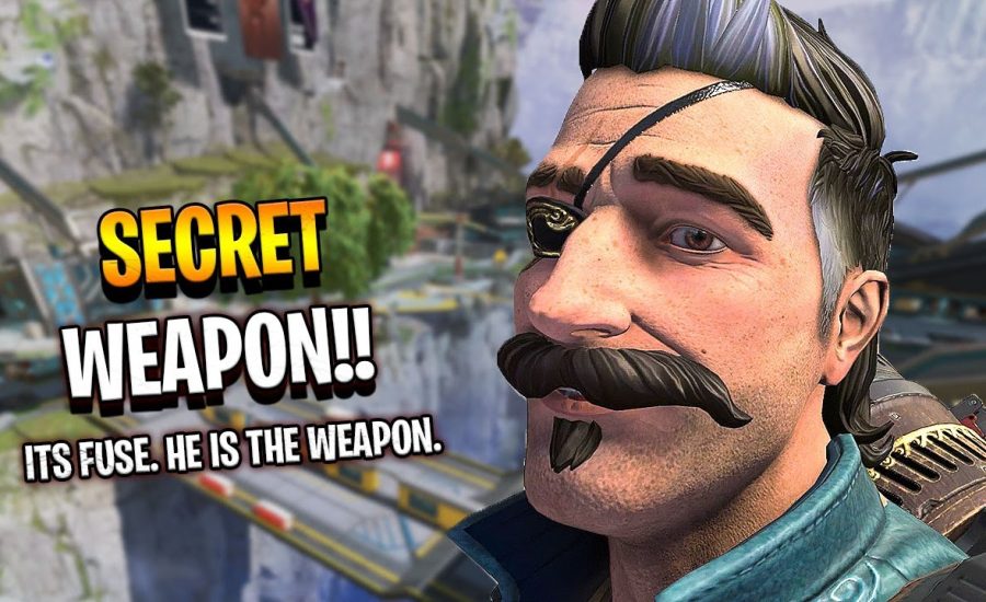 the ranked SECRET weapon no one expects.. (its Fuse. He is the weapon) - Apex Legends