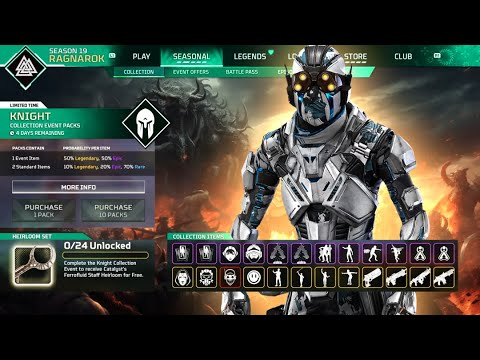 Apex Legends New Knight Collection Event & Remaining Heirlooms