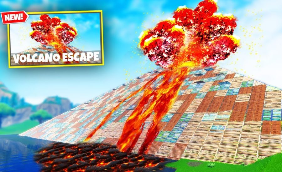 ESCAPE THE VOLCANO Custom Gamemode in Fortnite Battle Royale