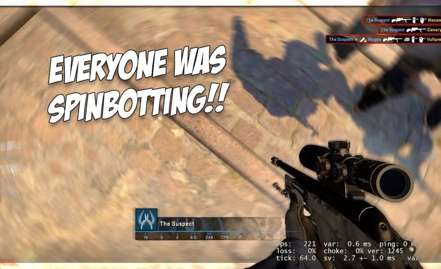 EVERY SINGLE PERSON WAS SPINBOTTING!! | CSGO OVERWATCH