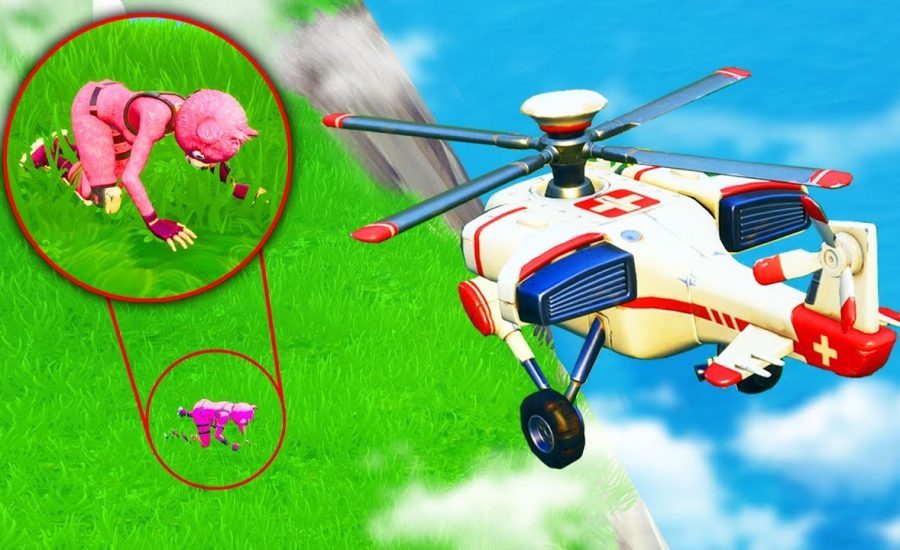 FLYING AMBULANCE CHALLENGE in Fortnite Battle Royale