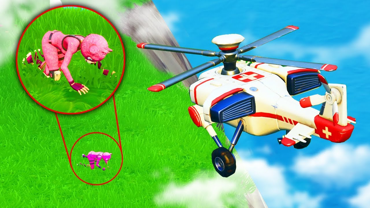 FLYING AMBULANCE CHALLENGE in Fortnite Battle Royale