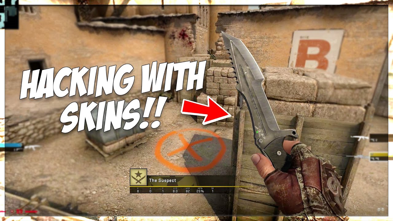 HE WAS HACKING WITH SKINS?! | CSGO OVERWATCH