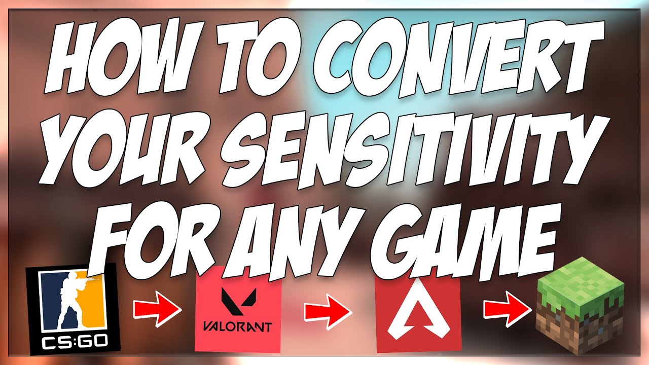 HOW TO CONVERT YOUR SENSITIVITY FROM ONE GAME TO ANOTHER 2021!!