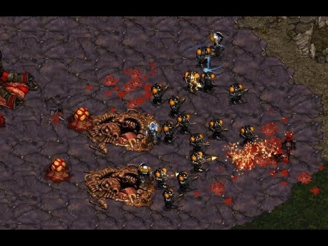 Killer (Z) v Strelok (T) on Heartbreak Ridge - StarCraft  - Brood War REMASTERED