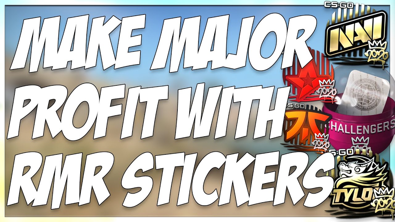 MAKE MAJOR PROFIT WITH RMR STICKER CAPSULES!! | CSGO INVESTING