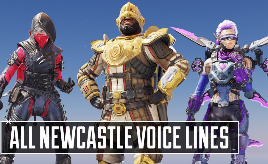 *NEW* All Newcastle Interactions Voice Lines - Apex Legends