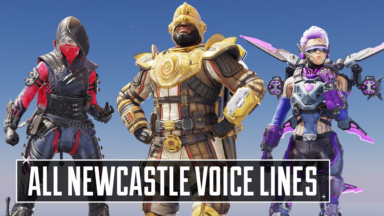 *NEW* All Newcastle Interactions Voice Lines - Apex Legends