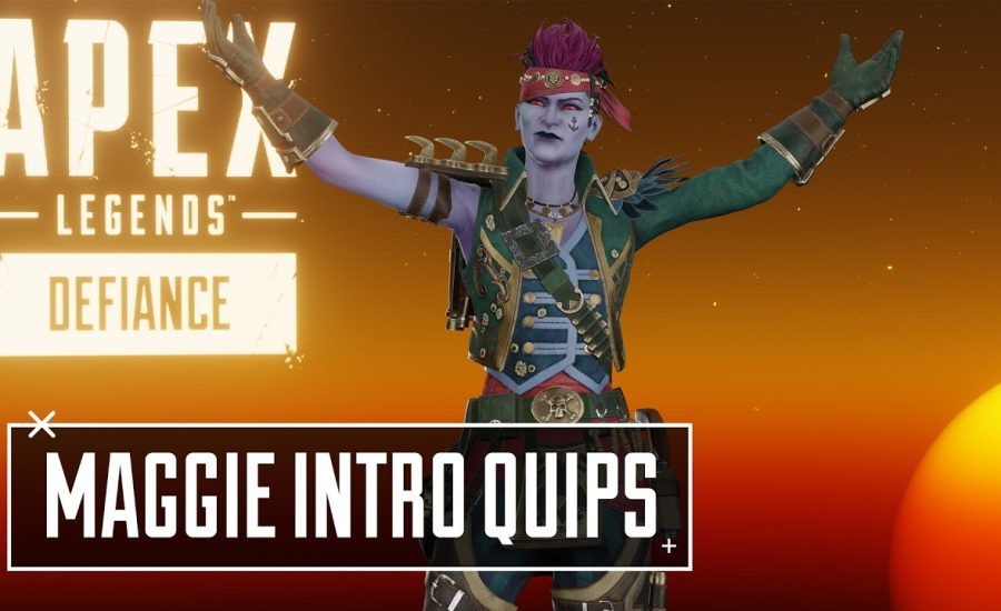 NEW Mad Maggie Intro Quips - Apex Legends