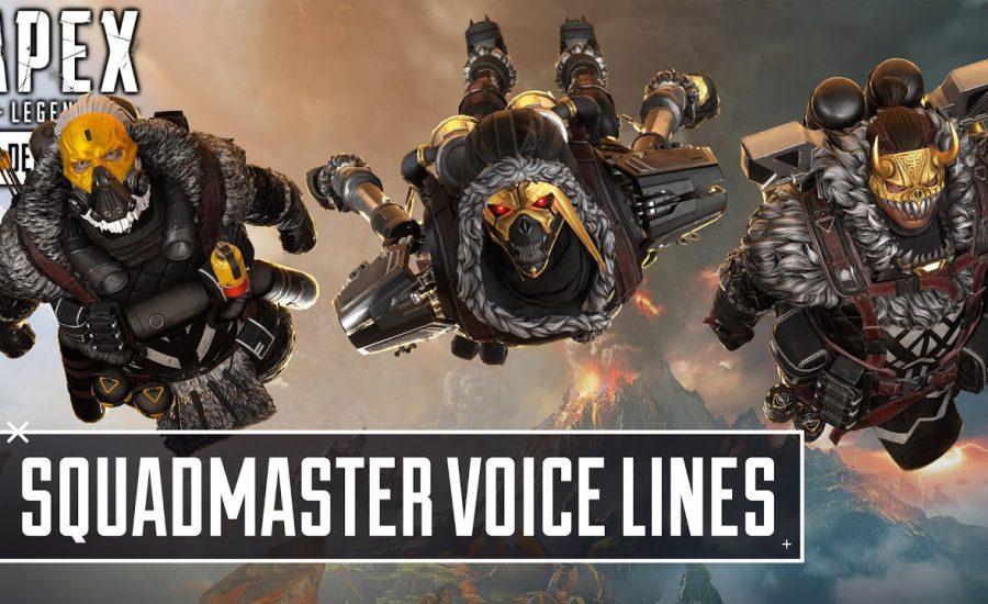 NEW Squadmaster Voice Lines - Apex Legends